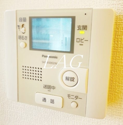 【セキュリティ】 | ビブレ東林間 | モニター付きインターフォンです。