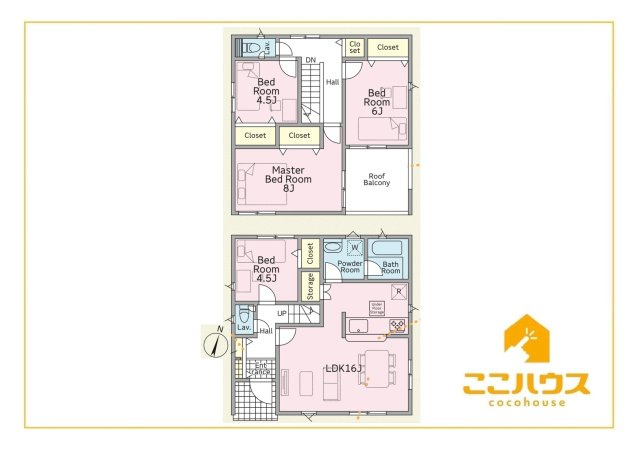糸満市兼城第4　新築戸建て　全3棟　3号棟の間取り|「今から見たい！」当日の見学も大歓迎！