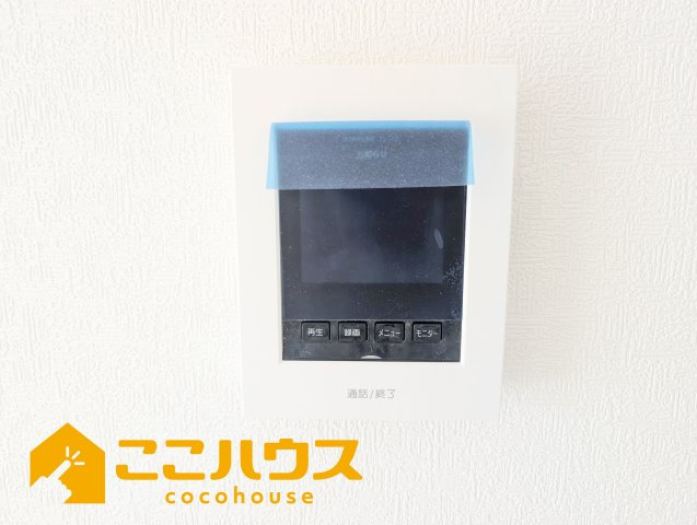 糸満市兼城第4　新築戸建て　全3棟　3号棟の防犯設備|録画機能付きTVインターホン
