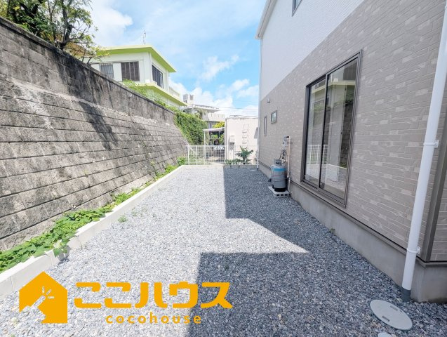 糸満市兼城第4　新築戸建て　全3棟　3号棟の庭|お庭もございます