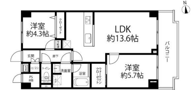 【間取り】 | 飯田橋第一パークファミリア