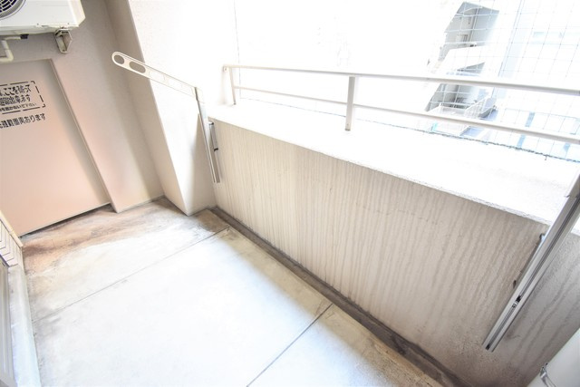 福岡市博多区上川端町の賃貸マンションのバルコニー