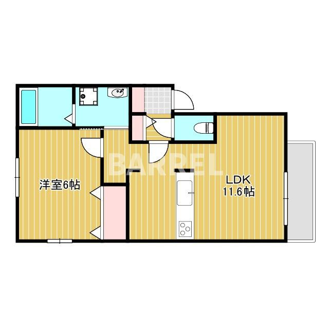 ハイムキタエモンの間取り