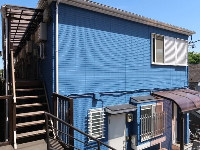 横浜市保土ケ谷区常盤台のアパートの外観