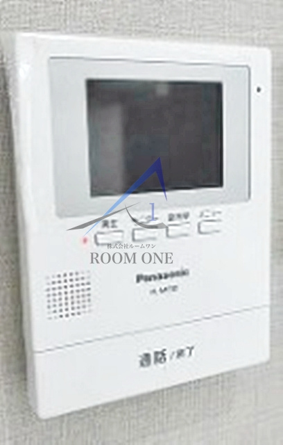 牛込ハイマンションのセキュリティ|モニター付きインターホンです。