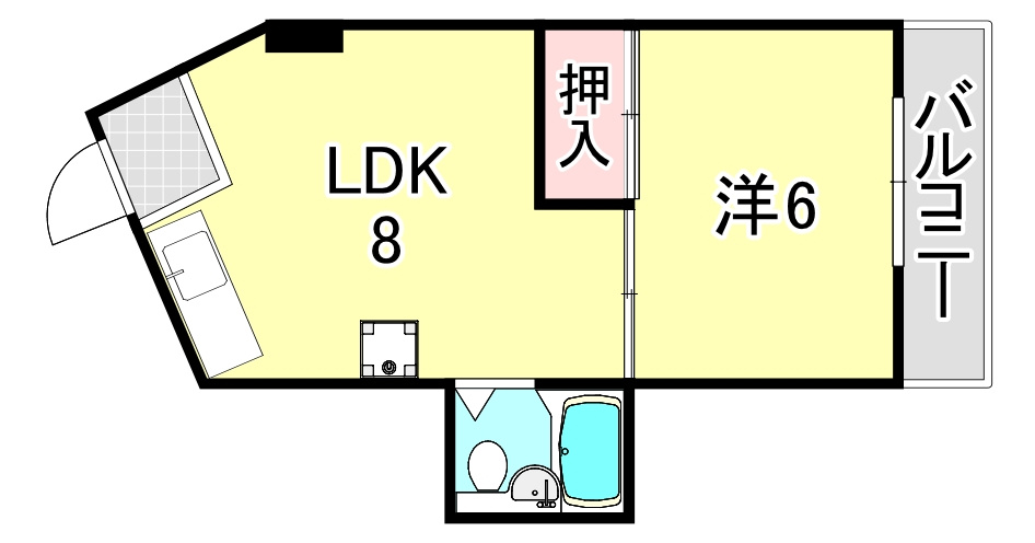 西島ビルの間取り