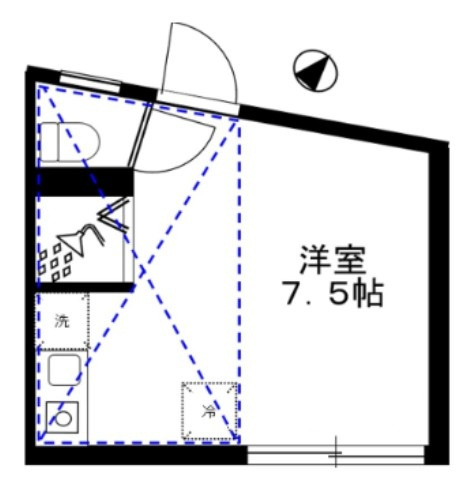 ＩＬ　ＲＯＳＳＯ町屋の間取り