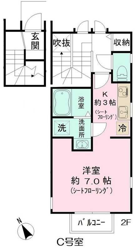 クライネベルクの間取り