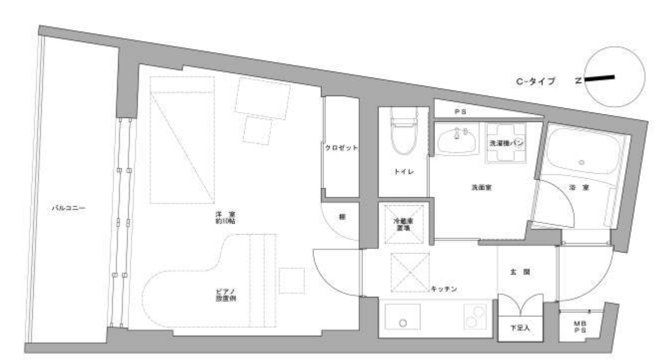 ミュージション西台の間取り