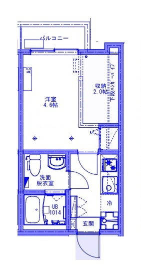 KEIAI RESIDENCE 東大宮の間取り