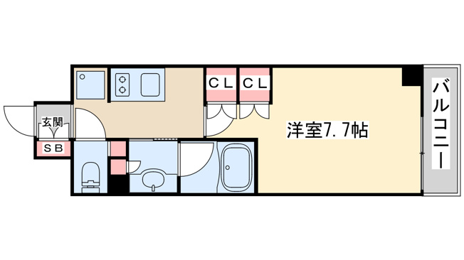 【間取り】 | ザ・パークハビオ江坂公園