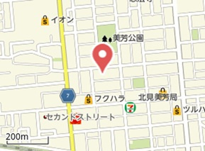 北見市美芳町６丁目１番地１１　中古売家の地図