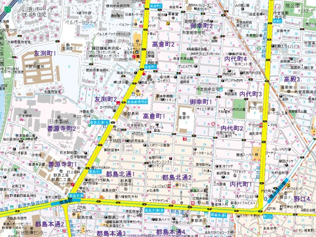 【地図】 | ファステート都島テーラー