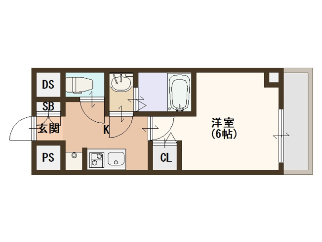 【間取り】 | グランパシフィック長橋