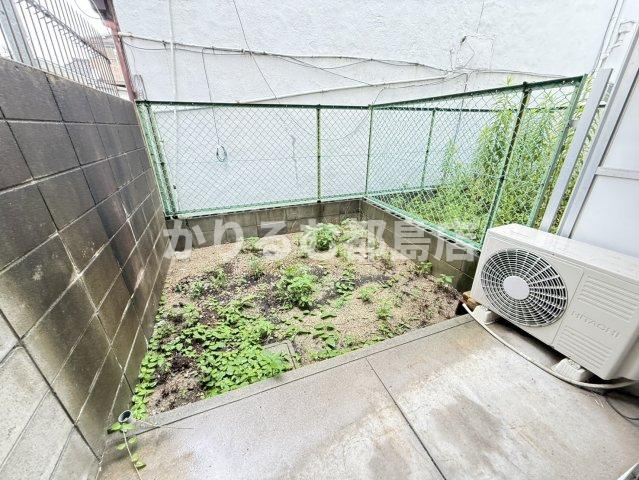 野江サンマンションのバルコニー