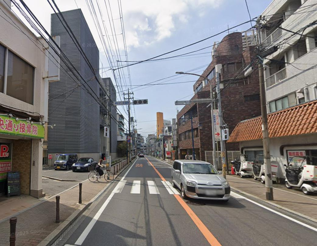 市川市八幡３丁目の店舗事務所の周辺