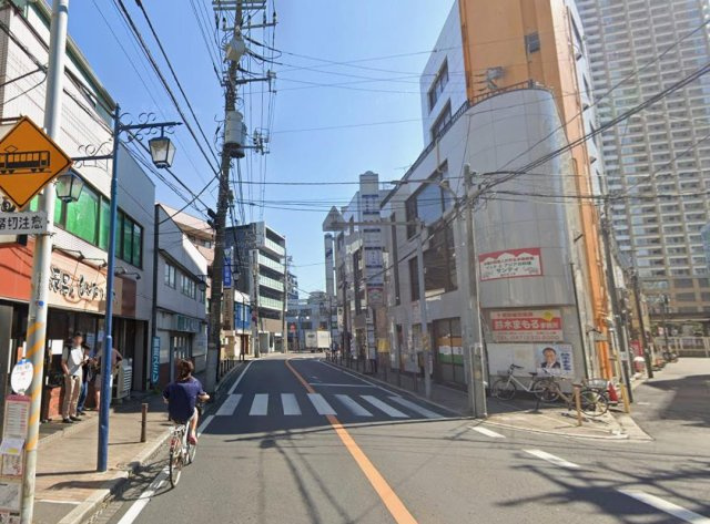 市川市八幡３丁目の店舗事務所の周辺