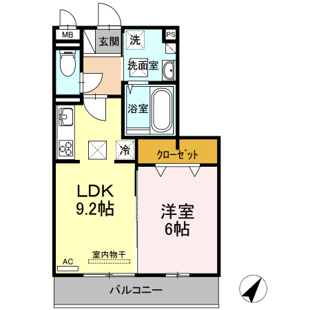 【間取り】 | PRESTIGEA72　Ａ棟