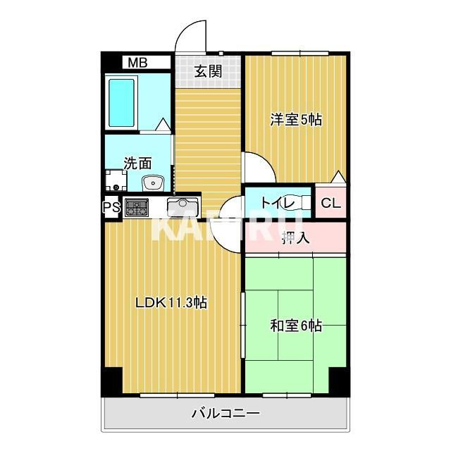 ソシアグランドールの間取り