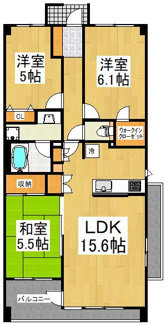 【間取り】 | ランドシティ玉川学園ロイヤルテラス | 間取りです。