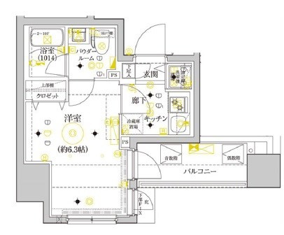 セジョリ横浜ウエストの間取り