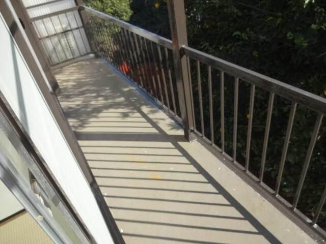 若草荘のバルコニー
