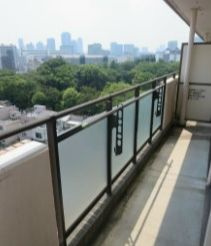 パークヒルズ越前屋のバルコニー|開放的で明るい空間を演出してくれるバルコニーです