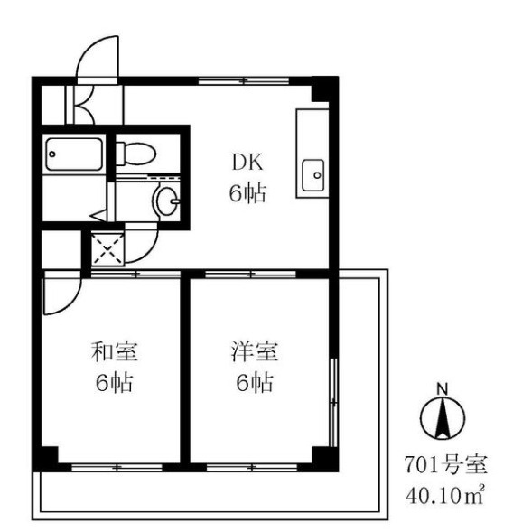 パークヒルズ越前屋の間取り