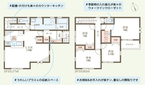 リーブルガーデン姫路市西庄3期の間取り
