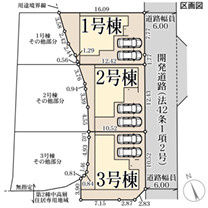 リーブルガーデン姫路市西庄3期の区画図