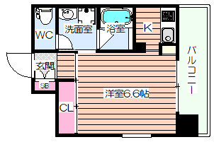 【間取り】 | ジュネーゼ京町堀パークサイド