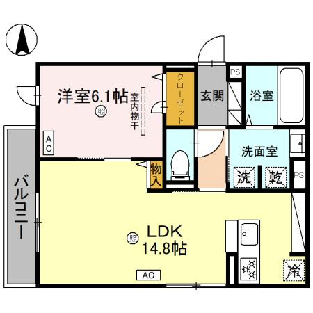 Clashist南住吉の間取り