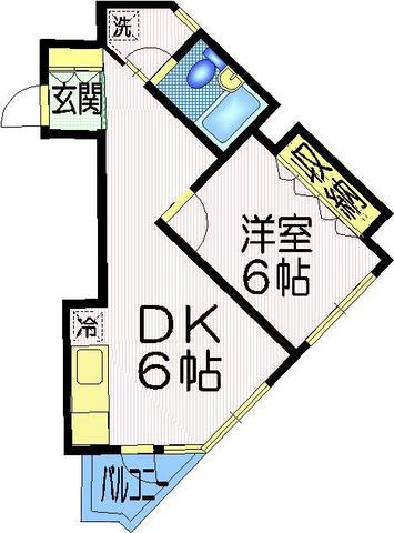 メゾンドカヤシマの間取り