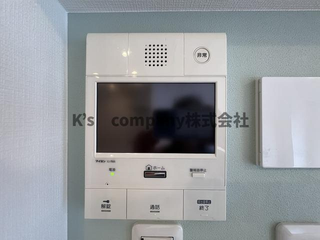 ◎茅ヶ崎市南湖4丁目　ニューイースト湘南茅ヶ崎のセキュリティ|訪問者の顔が見えて安心です♪
