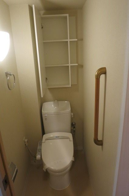 エスティメゾン豊洲レジデンスBのトイレ|落ち着いた色調のトイレです