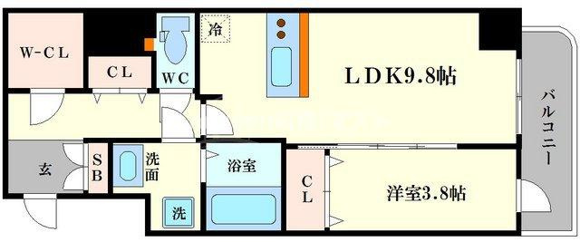 プレサンス松屋町グレースの間取り