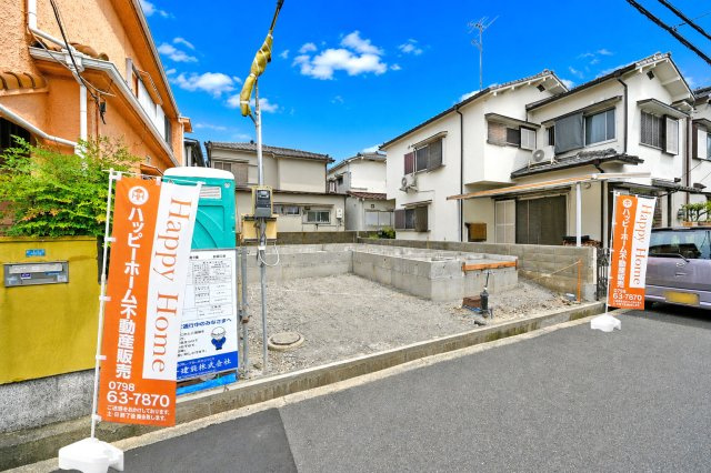 リーブルガーデン伊丹市池尻新築一戸建て│3LDK＋並列駐車2台可の外観|新築一戸建てならではの安心サポート。最長35年の定期点検・長期保証付きで、ご入居後も安心してお住まいいただけます。