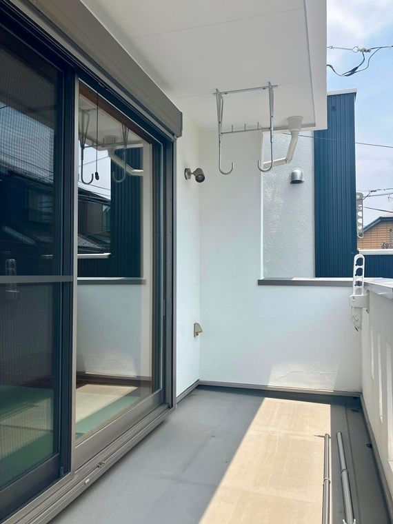 千駄木戸建のバルコニー