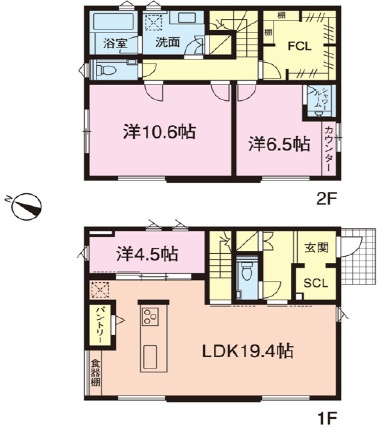 市川市国分３丁目の間取り