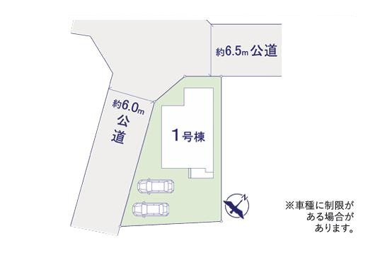 牛久市南20期　新築戸建の区画図