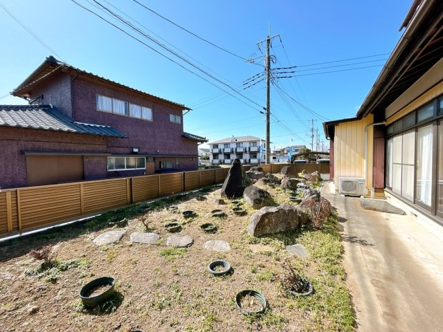 ひたちなか市東石川　中古戸建の庭|【リフォーム中6/12撮影】