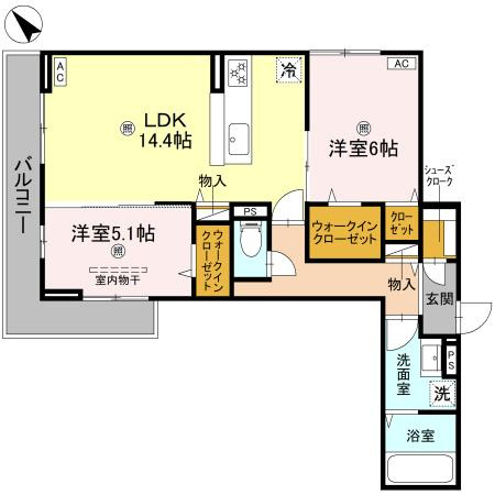 【間取り】 | ディーレガシー中百舌鳥