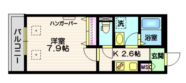 リベルダージの間取り