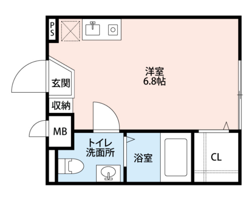 FERIO北赤羽の間取り