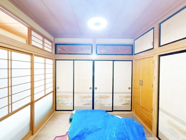 ひたちなか市殿山町2丁目　中古戸建の和室|【リフォーム中6.1】1階和室6帖です。畳表替、襖障子張替、照明交換します。