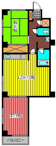 シャンブル石山の間取り