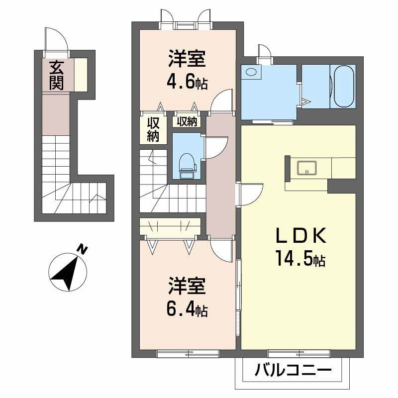 タウン表参道 Ｃ棟の間取り