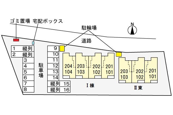 【駐車場】 | グレイスプリムローズＢ