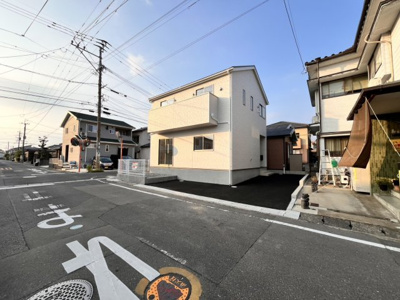 【外観】 | 値下げ！新築建売　アーネストワン　古町第４　①号棟　 | ※現在建築中のため類似物件のご案内が可能です