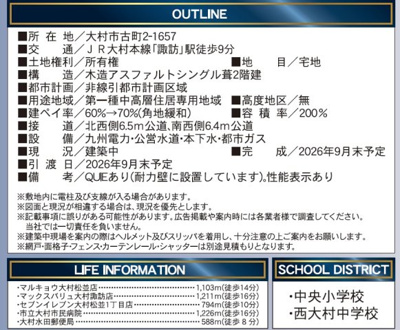 【省エネ性能ラベル】 | 値下げ！新築建売　アーネストワン　古町第４　①号棟　